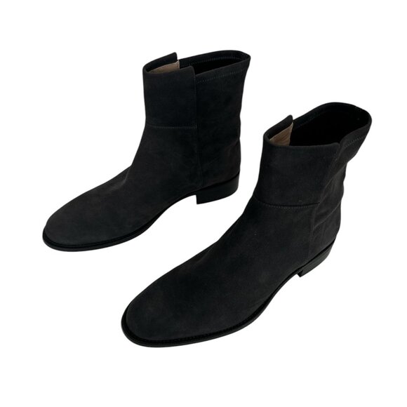 Stuart Weitzman Grey Suede Boots (Size 8.5) - Picture 2 of 6